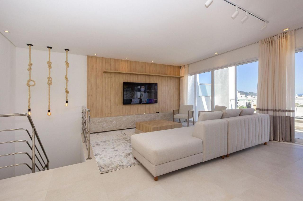 Mar De Fora 205 - Lindissima Cobertura Duplex - Piscina No Condominio - 100 Metros Da Praia De Mariscal. Bombinhas Zewnętrze zdjęcie